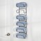 mDesign Steel Towel Holder for Bathroom Wall - Wall Mounted Organizer